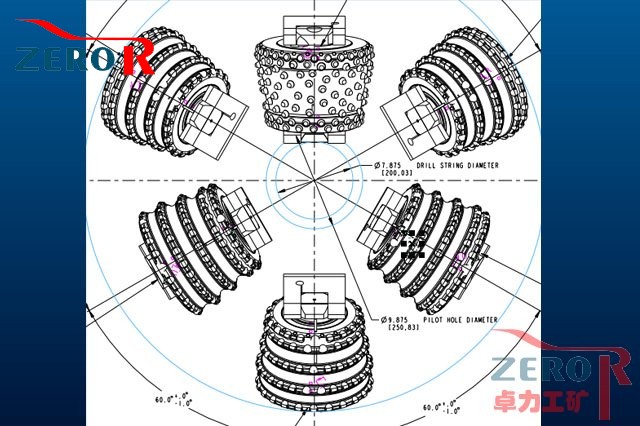 反井鉆機(jī)擴(kuò)孔大鉆頭